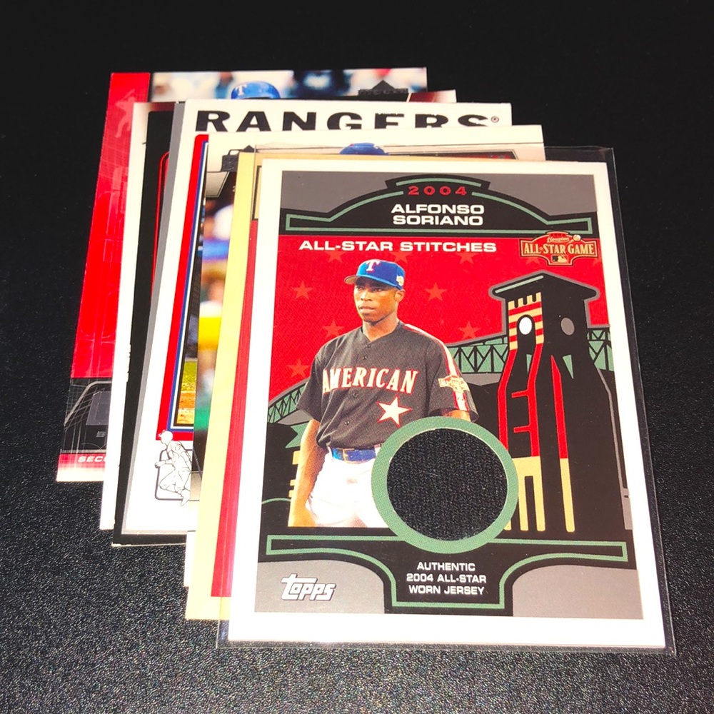 ⚾️ Alfonso Soriano Game-Used Jersey Card + more ⚾️